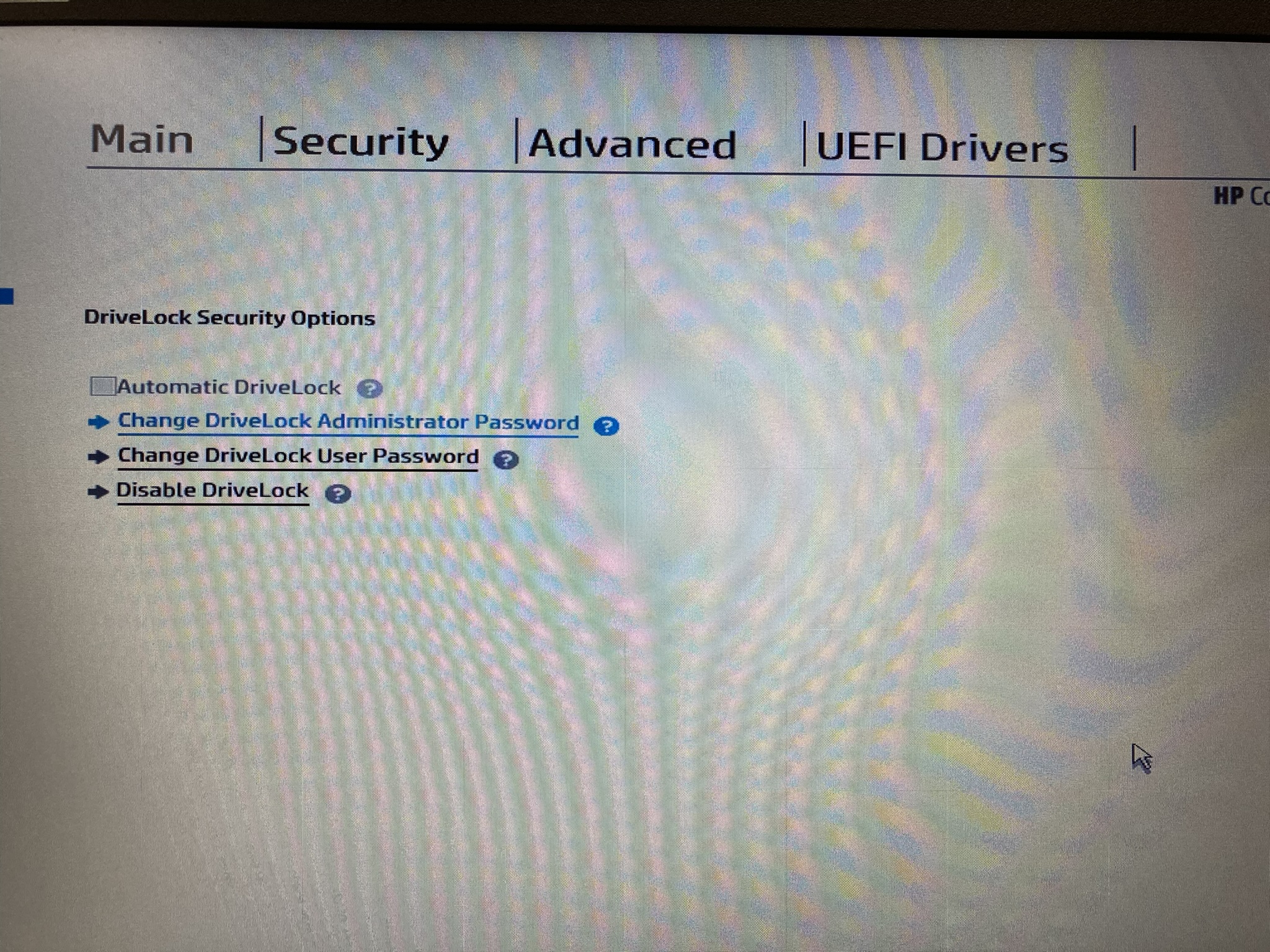 Hp drivelock что это